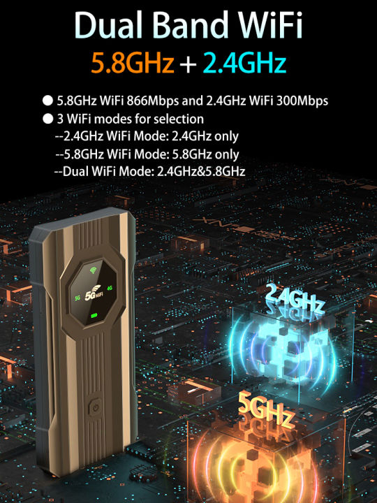 Benton%204g%205g%20SIM%20WiFi%20Router%20CAT6%20Portable%20WiFi%20Dual%20Band%202.4G%205.8G%20300Mbps%20867Mbps%20WiFi6%20802.11ax%205G%20NR%20Modem%20Mobile%20Router%20-%20Image%202