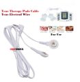Electrode Lead Wire 2 Button Connecting Cables for Digital TENS Therapy Machine Massager Electrode Wire Plug Connect Cable. 