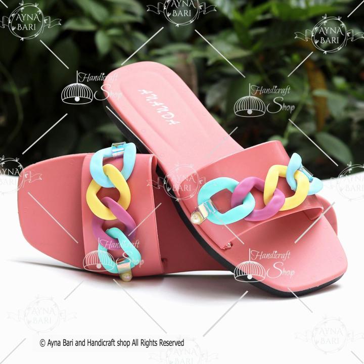 Slipper Slipper for Girls ANANDA Chain Design Slipper High Quality Girls Slipper Girls sandal Girls Shoes