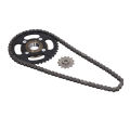 41T Rear Sprocket, Steel 420 Chain Sprocket Kit Anti Deformation Stable Power Transmission Perfect Fitting for Replacement for ATV. 