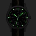 RDUNAE RA03 G10 34.5mm Retro Military Watch 316L Stainless Steel K1 Mineral Glass Luminous Sports Quartz Men Pilot Watch Men. 
