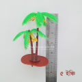 Aquarium Decoration Plant  Coconut Tree Aquarium Artificial Plastic Plant (5 inches). 