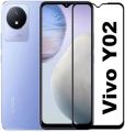 Vivo Y02/Y02s/Y02A Full Glue Tempered Glass Screen Protector Transparent.