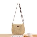 Straw Knitted Purses and Handbags Women Beige Shoulder Bags Summer Holiday Raffia Woven Side Bag Ladies Crossbody Beach Bags. 