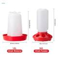 Chicken Feeder Waterer Water Storage Container Chicken Coop Accessories Supplies for Chicks.