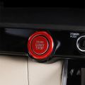 Car START Engine Button Cover Stop Key Ignition Switch Sticker Trim for Carnival KA4 2021 2022 Blue.