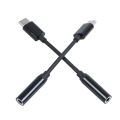 1Pcs USB Type C 3.1 Male to Mini USB 2.0 5 Pin Female Data Adapter with 2Pcs USB C to 3.5mm Headphone Jack Adapter. 