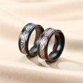 Wholesale Man Ring Carbon Fiber Black Dragon Inlay Comfort Fit Stainless steel Rings for Men Wedding Band Ring. 