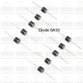 10Pcs- Diode 6A10 1000V 1KV 6A General Purpose Rectifier Axial Diode 6A10 Silicon Junction Diode R-6 Package. 