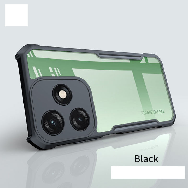 For Realme C53 / Narzo N53 Shockproof TPU Bumper Clear Acrylic Mobile Phone Case For Xiaomi Redmi Note 10 Back Cover