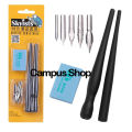 Dip Pen Set Manga Comics Art G pen set- 5 nibs 2 Body handle Anime Art Tools Cartoon Art Ink Pen. 