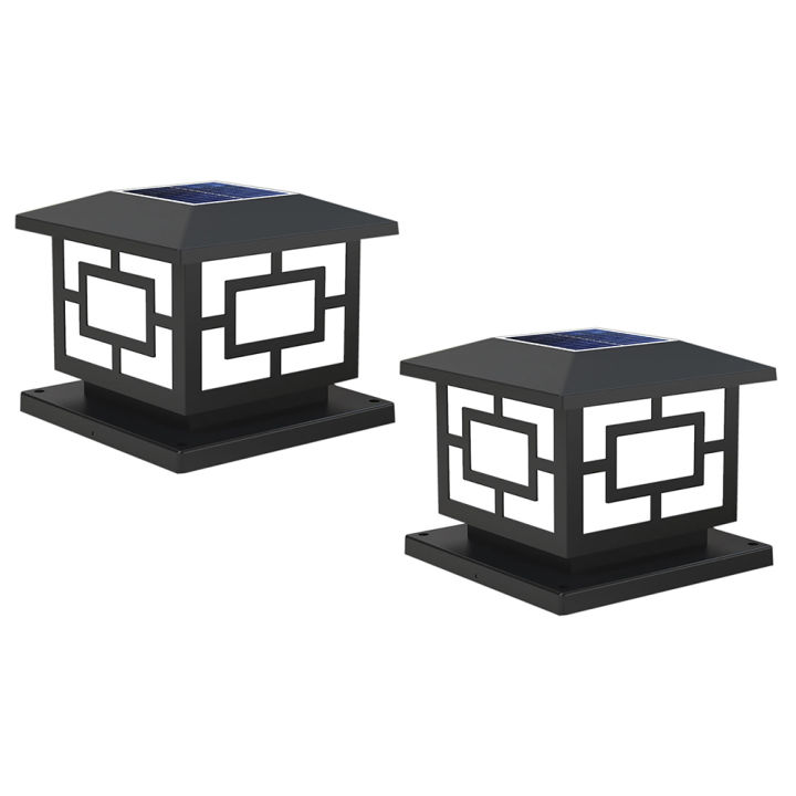 GC%20Outdoor%20Solar%20Post%20Light%20IP44%20Waterproof%20Solar%20Powered%20Fence%20Post%20Cap%20Lights%20For%20Gate%20Patio%20Garden%20Decoration%20-%20Image%202
