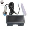 Nax 4 Digital Led Tachometer Rpm Speed Meter + Hall Proximity Switch Sensor Set.