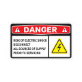 S62328# Danger High Voltage 220-240 Volts Ac Car Sticker Waterproof Vinyl Decal Car Accessories Decor Pegatinas Para Coche.