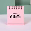 Style Coil Standing Flip Desktop Calendar Agenda Organizer Schedule Planner 2024 2025 Calendar Yearly Agenda Paper Mini Desk Calendar Office. 