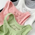 Children's T-Shirts Pit Striped Cotton Vest for Girls and Boys Kids Clothes T Shirt for Kids Boy 3 To 7 Years. 