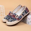 Ethnic Style Woven Embroidery Shoes for Women. 