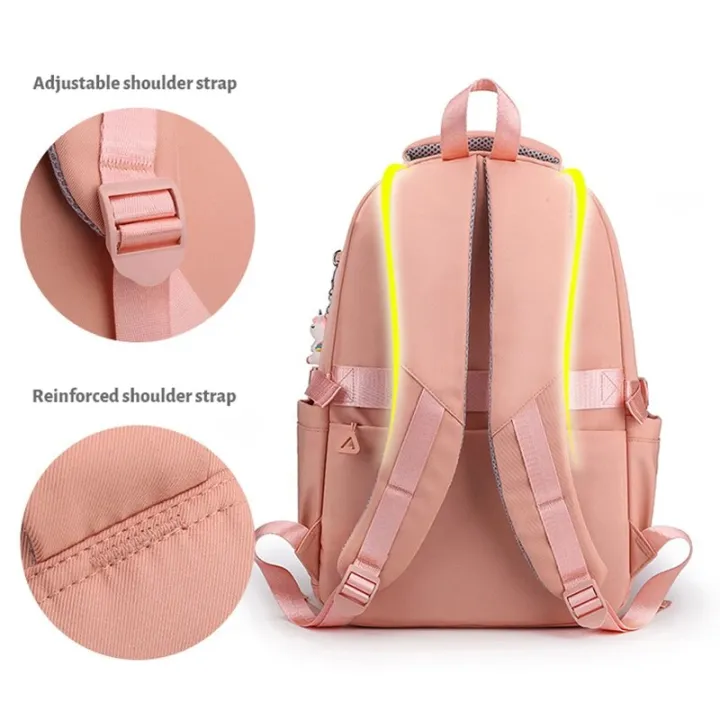 Schoolbag%20For%20Girls%20Large%20Capacity%20Backpack%20Nylon%20Waterproof%20Backpack%20College%20And%20High%20School%20Schoolbag%20Literary%20Women%20Backpack%20-%20Image%204