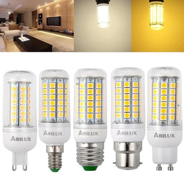 B22%205050%20SMD%20LED%20Corn%20Bulbs%20Light%20White%20Lamp%204W%20AC%20220V%20Warm%20White%20-%20Image%202