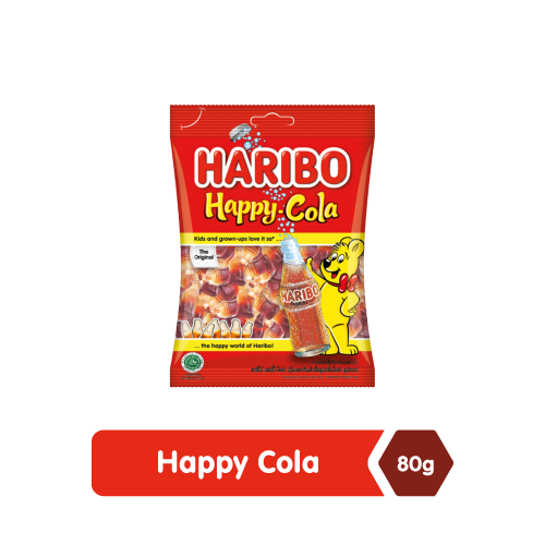 Haribo Happy Cola Gummy Candy 80gm