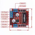 Red Color L298N L-298N 298N Motor Driver Dual Channel H-Bridge Motor Driver Control Module For Electronics Circuitry & Parts Arduino Raspberry Pi Smart Robot Car Projects  - Solar Panel. 