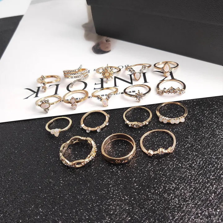 17Pcs/Set%20Boho%20Luxury%20Clear%20Crystal%20Stone%20Wedding%20Ring%20Set%20for%20Women%20Water%20Drop%20Flowers%20Sun%20Cluster%20Retro%20Geometric%20Knuckle%20Rings%20Jewelry%20Gift%20-%20Image%208