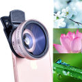Mobile Phone 37MM 0.45X 49UV Super Wide-angle + Macro Lens For Mobile Camera For Phone Cell Phone Accessories Smartphone Support.