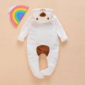 Newborn Baby Boy Girl Kids Bear Hooded Romper Jumpsuit Bodysuit Clothes Outfits Long Sleeve Playsuit Toddler One Piece Outfit. 