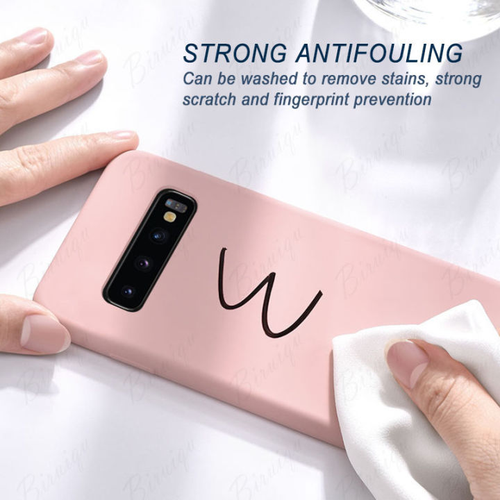 Biruiqu%20For%20Samsung%20Galaxy%20S10%20Plus%20S10+%20Case%20Liquid%20Silicone%20Soft%20Rubber%20Shockproof%20Cover%20-%20Image%203