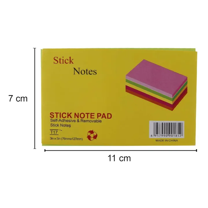 Self%20Adhesive%20Sticky%20Notes%203x5%20Inch%20Assorted%20Colors%20100%20Sheets%20-%20Image%204