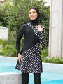 3/4PCS Islamic Swimwear with Shawl Beach Wear Muslim Swimming Suit for Women Modest Long Sleeves Full Cover Burkini Swimsuit. 