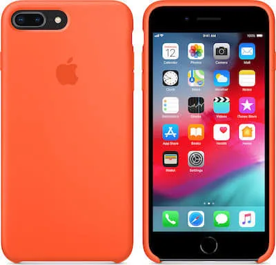 Premium Orange color Silicone Cases For Apple iPhone 13 Pro Max