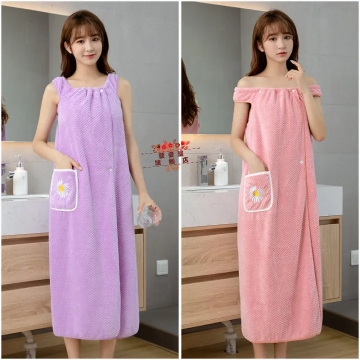 Extended%20Bath%20Towel%E3%80%91Bath%20Towel%20Can%20Be%20Worn%20and%20Wrapped%20with%20Bathrobe%20Home%20Clothes%20No%20Lint%20No%20Fading%20than%20Pure%20Cotton%20Soft%20-%20Image%207