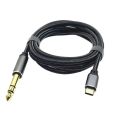 1/2/3/5m USB C to 6.35mm cable,Type C to 6.5mm audio adapter auxiliary jack stereo cable for amplifier, speaker, Mixing Console. 