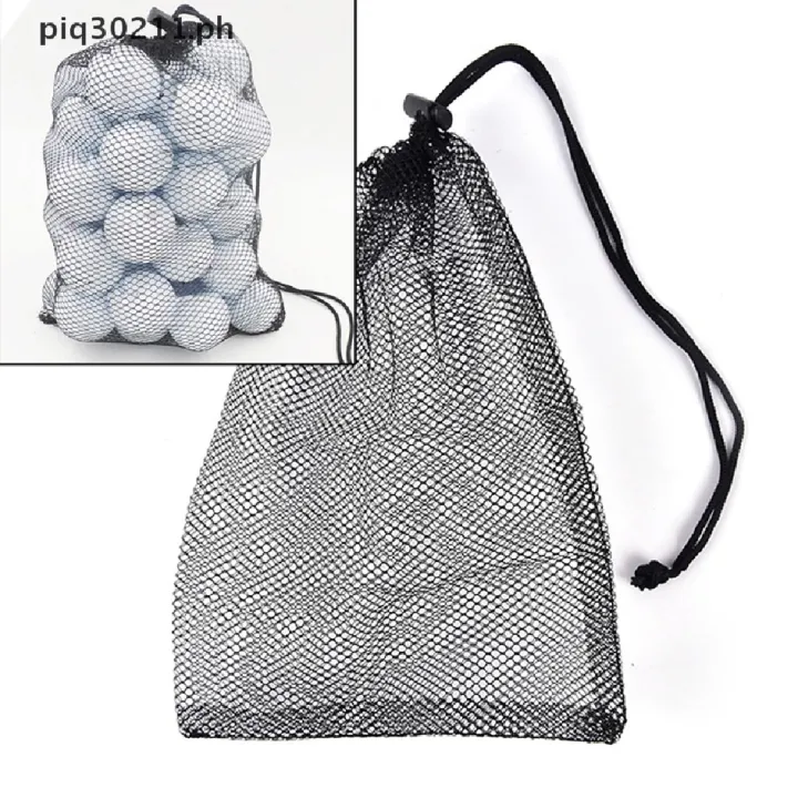 Piq Nylon Mesh Nets Bag Pouch Golf Balls Table Tennis Hold Balls Holder Storage Bags .