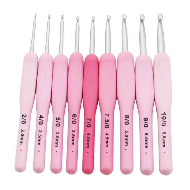 QJH%209%20Size%20Crochet%20Hooks%20Set,%20MultiColor,%20Ergonomic%20Crochet%20Hooks%20with%20Case%20for%20Arthritic%20Hands,Extra%20Long%20Crochet%20Needles%202-6mm%20-%20Image%205