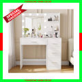 Modern Vanity Dressing Table With 10 Pcs White Led Light by FURNIZONE BD.