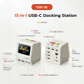 RayCue 128K SE USB C Docking Station 4K HDMI-compatible Triple Monitor Expansion USB 3.0 Hub for MacBook Lenovo HP Dell Laptop. 