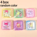 8Pcs/Box Waterproof Cute Cartoon Journal Stickers PET Stationery Decoration Hand Account Label Creative Sanrio Design Stickers. 