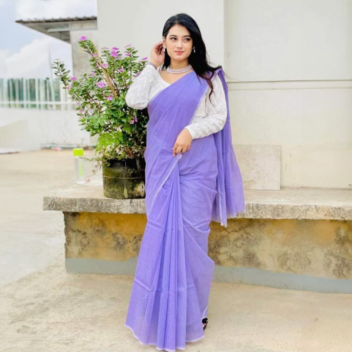 Half Silk Than Tangail Saree for Women - Perfect Choice for Casual, Party, and Festive Occasions