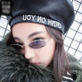 （NEW）Korean Oval Sunglasses Men Women Hip-hop Retro Metal Frame Glass Shades Eyewear Yellow Red Tiny Round eye glasses. 