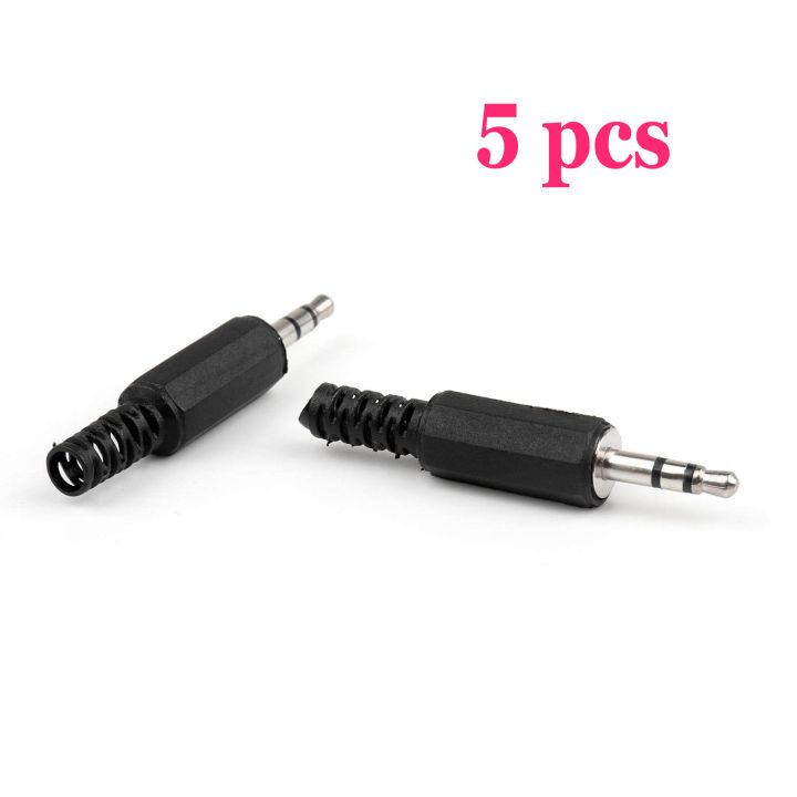 3.5mm%20Stereo%20Male%20Plug%20Jack%20Audio%20Adaptor%20Connectors%20Plastic%20solder-%205%20PCS%20-%20Image%202