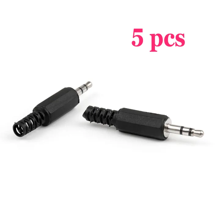 3.5mm%20Stereo%20Male%20Plug%20Jack%20Audio%20Adaptor%20Connectors%20Plastic%20solder-%205%20PCS%20-%20Image%202