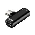 2 In 1 USB C Splitter Type C Male To Dual Type C Female Headphone Charger Adapter Splitter Converter. 