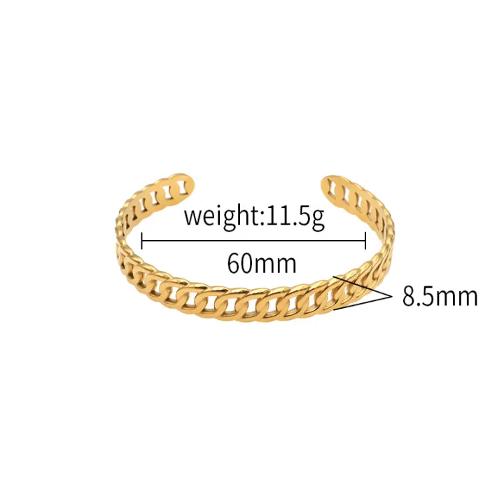 Cross-border%20foreign%20trade%20hollow%20rings%20interlocking%20non-fading%20fashion%20retro%20gold%20girls%20girlfriend%20bracelets%20jewelry%20wholesale%20-%20Image%204