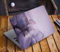 White Smoke Screen Poster Premium Laptop Sticker AR-5870. 