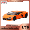 Maisto 1:18 Lamborghini Revuelto Sports Car Miniature Diecast Model Lamborghini Alloy Luxury Vehicle Toys Christmas Kids Gift.