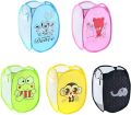 Folding Cartoon Dirty Clothes Basket Laundry Hamper Cartoon Pop Up Open Laundry Basket Kids Toys Sundries Storage Box Organizer. 