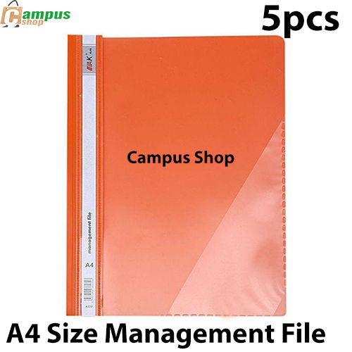 A4%20Size%20Management%20File%20-%20Orange%20(5pcs)%20-%20Image%202