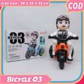 Bicycle 03 Toy with Light Effects & Music - 360 Degree Rotation. 